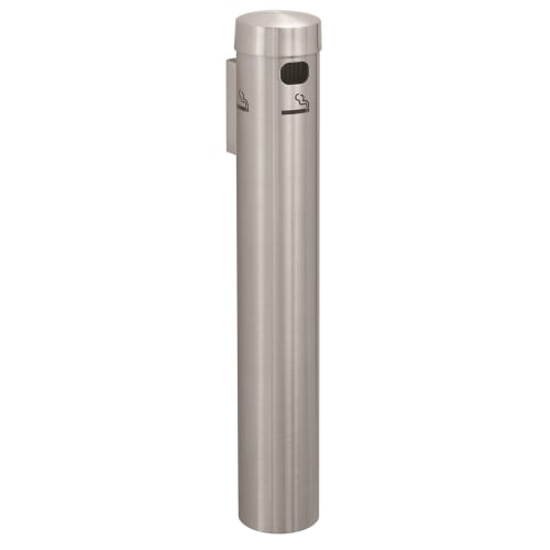 Glaro Deluxe Cigarette Disposal Unit, Wall Mount, Satin Aluminum